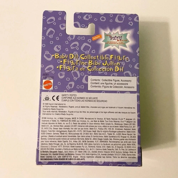 Vintage 1998 The Rugrats Movie Baby Dil Collectible  Nickelodeon Mattel Figure - Picture 5 of 13